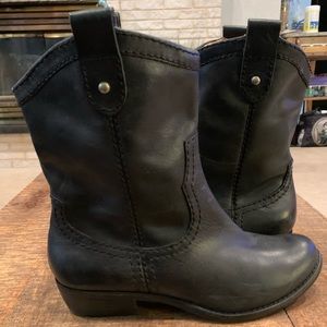 Fossil Leather Western Boots- Women Size US 7